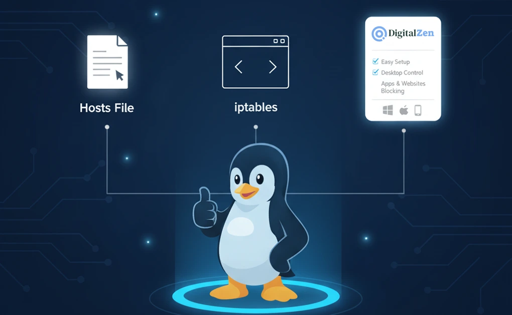 simplifying website blocking on linux
