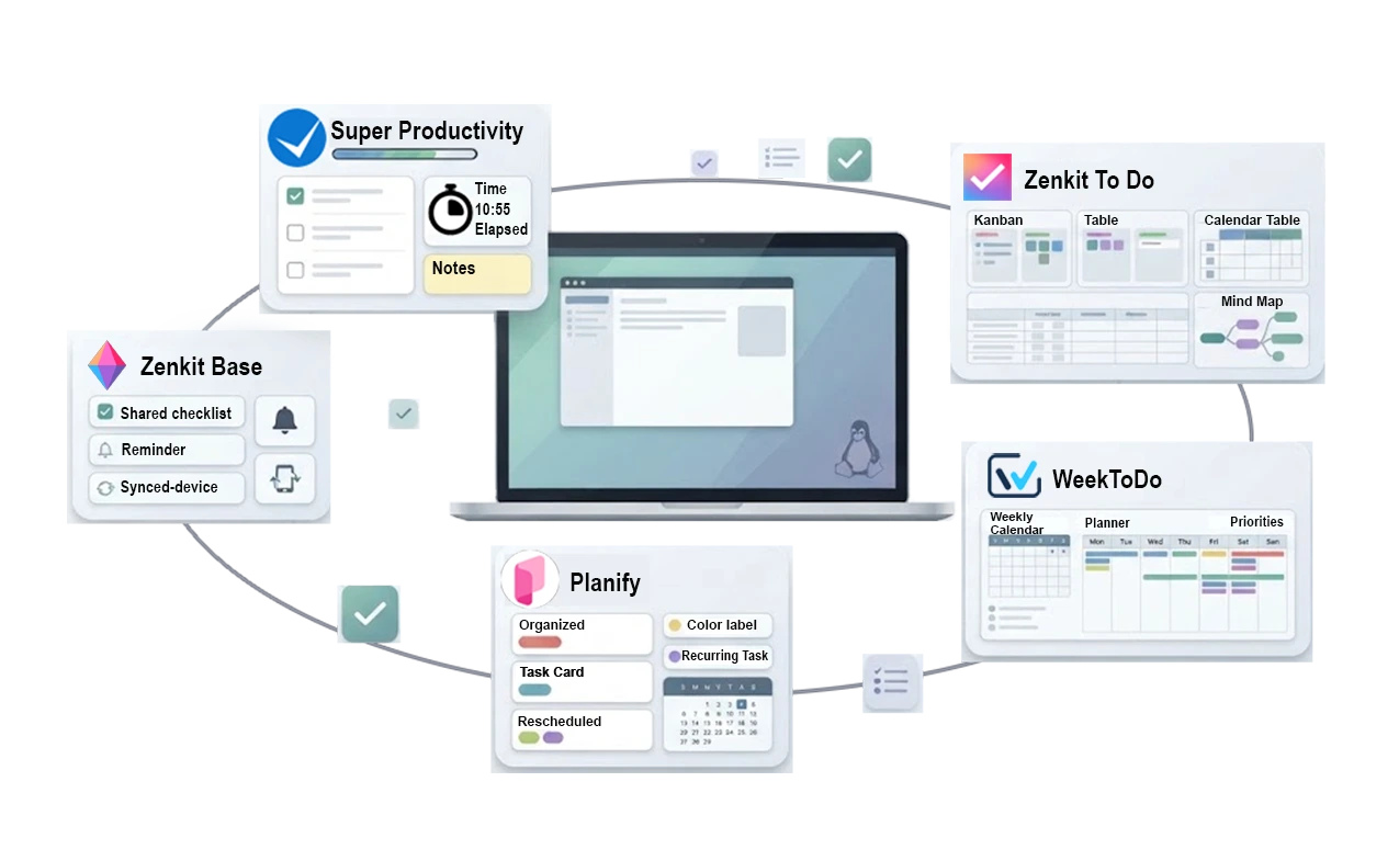 Best Linux Task Managers and To-Do Apps 