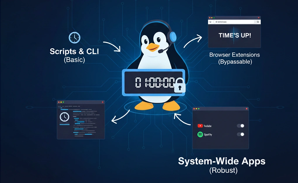Limiting App Usage Time on Linux