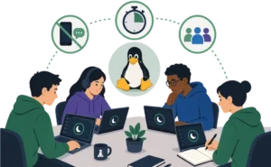 How to Stay Focused While Studying in a Group on Linux