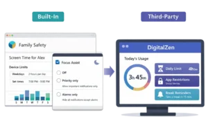 Built-In and Third-Party Screen Time Solutions