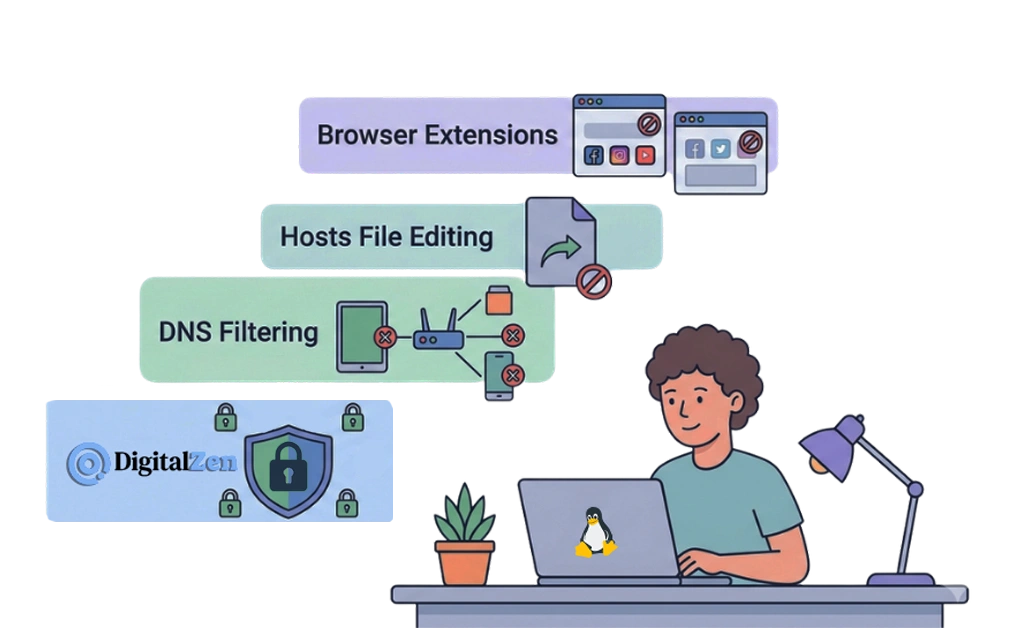 Linux Distraction Blocking Tools for ADHD Users