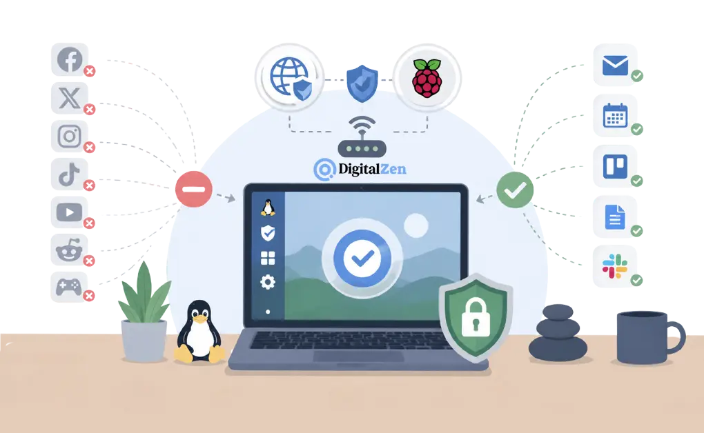 Setting Up a Dopamine Detox on Linux With DigitalZen