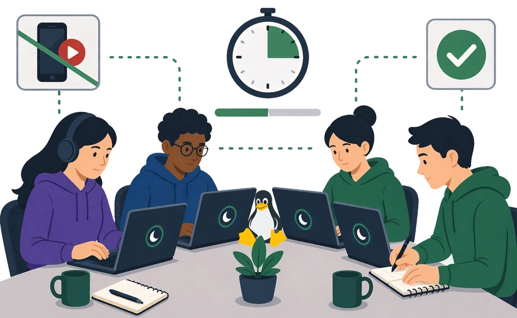 Linux Tools for Group Study Coordination