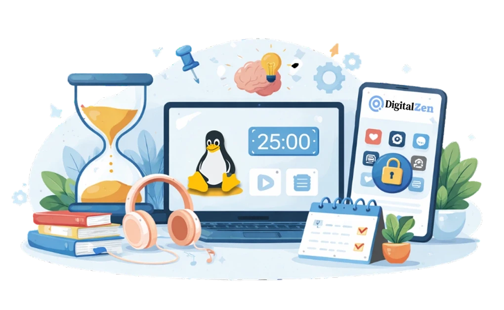 A Linux Study System for Beating Procrastination