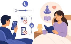 How to Reduce Doomscrolling Before Bed and Wind Down