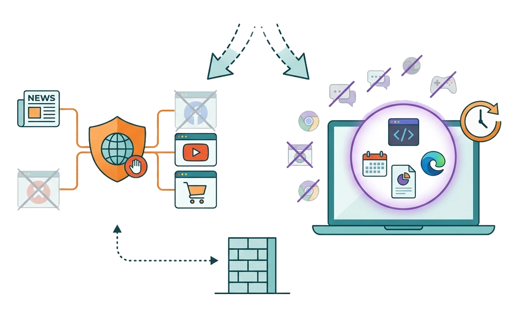 Add Optional Layers Like DNS Filtering and Focus Mode