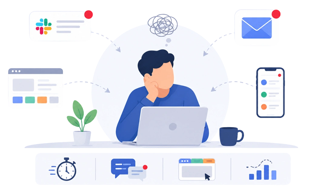 What Actually Breaks Deep Work for Knowledge Workers
