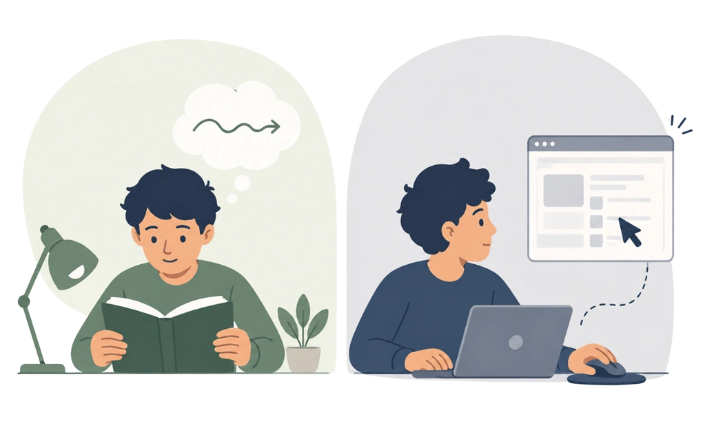 The Two Different Failures: Drifting Mid-Sentence and Leaving the Page
