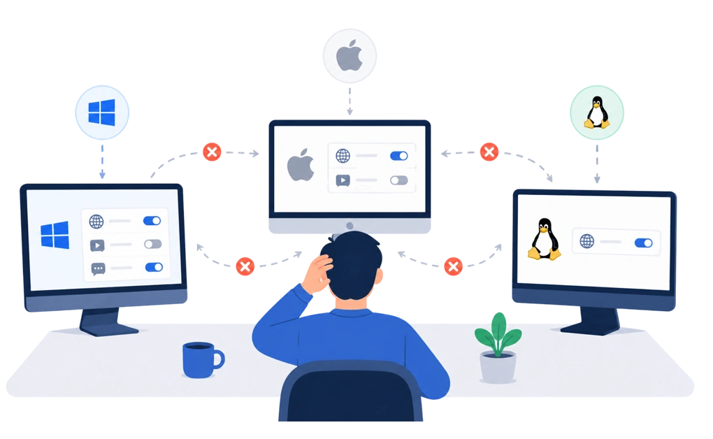 Why Per-OS Tools and Hosts Edits Wear Down Over Time
